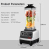 Licuadora de alta potencia BALASHOV 2000W: Smoothies, jugos y más